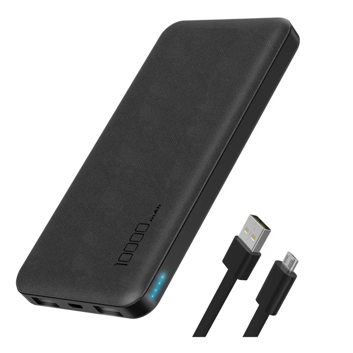Power Bank Pila Bateria Portatil 10000mah Negro