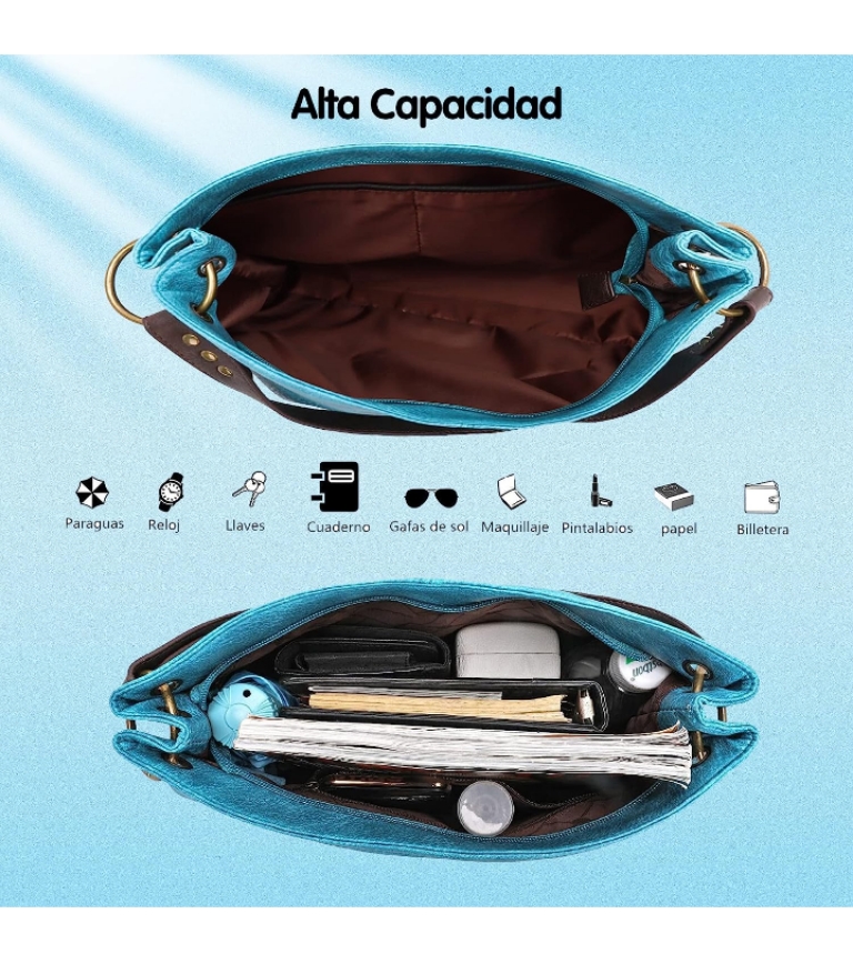 Bolsa mujer de mano y hombro casual moderna impermeable 