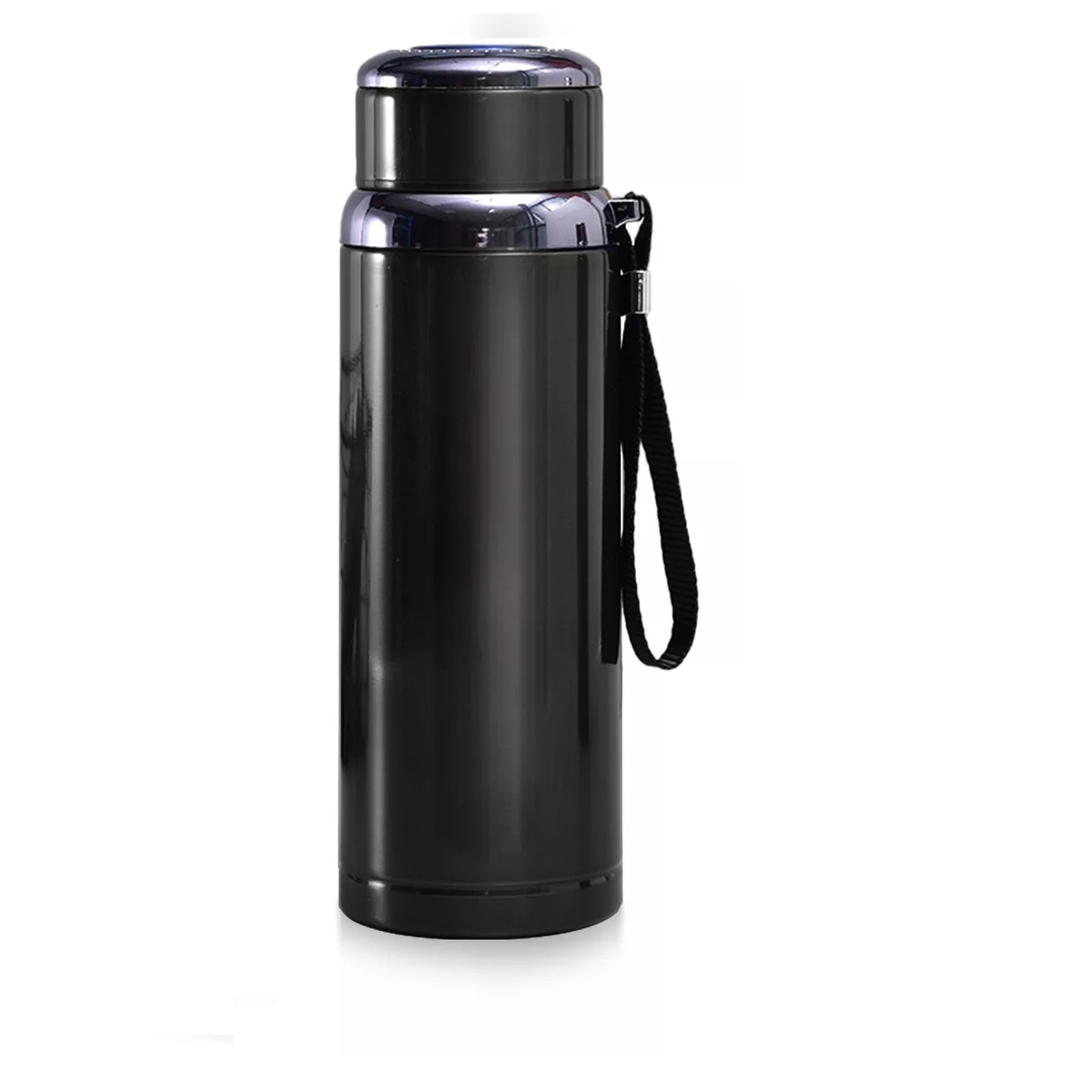Termo De Acero Inoxidable Aislado Al Vacío 1000ml Negro