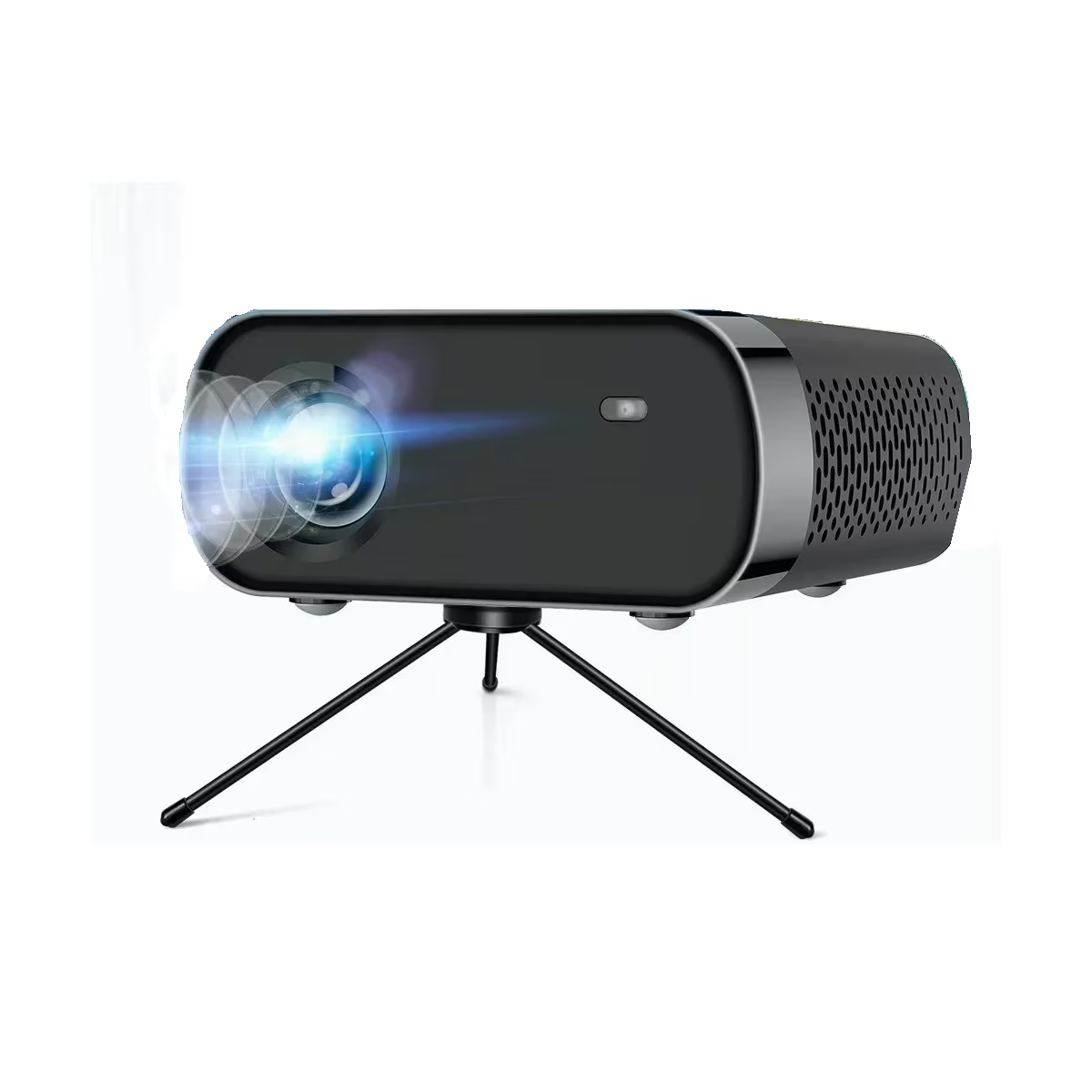 Mini Portátil Led Proyector Profesional 1080p Full Hd 5500lm Negro