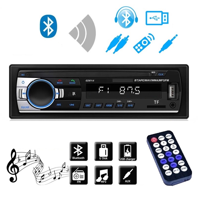 Reproductor Auto estereo Bluetooth.
