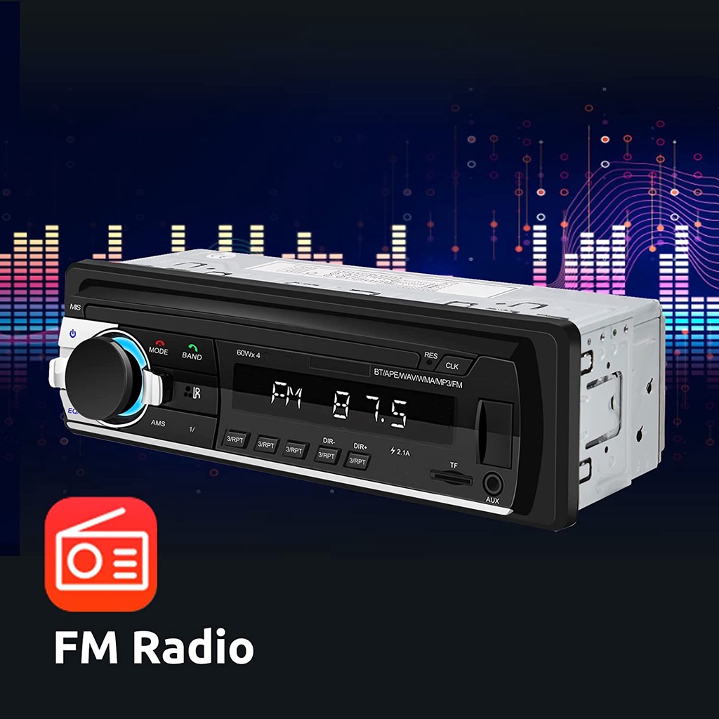 Reproductor Auto estereo Bluetooth.