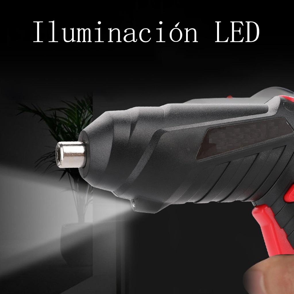 Mini destornillador eléctrico, juego de destornillador de precisión con 20  brocas de precisión magnética y luz LED, destornillador automático  recargable para juguetes, móvil