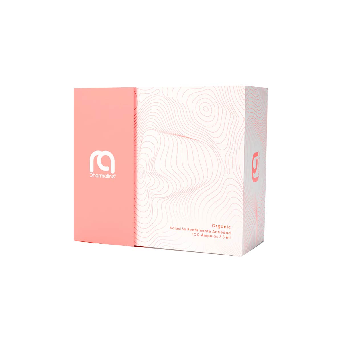 Dharmaline Organic, Reafirmante, Regenerador de la Piel y Promotor de Colageno, caja 100 ampolletas de 5 ml