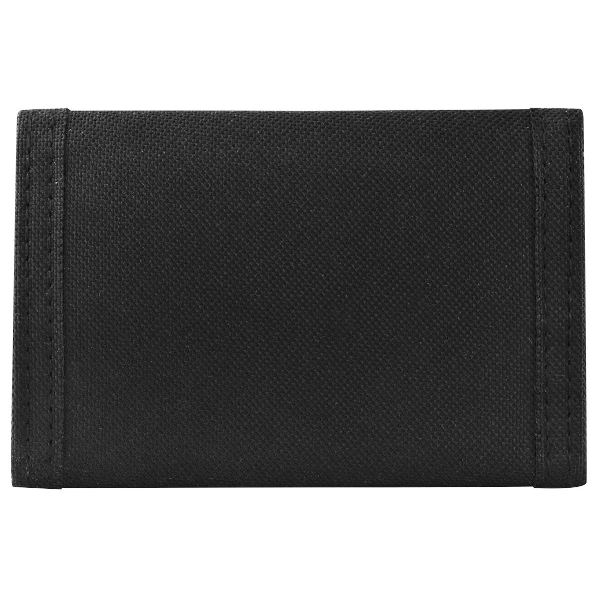Cartera Wallis W0303307 unisex con 6 compartimientos, negra.