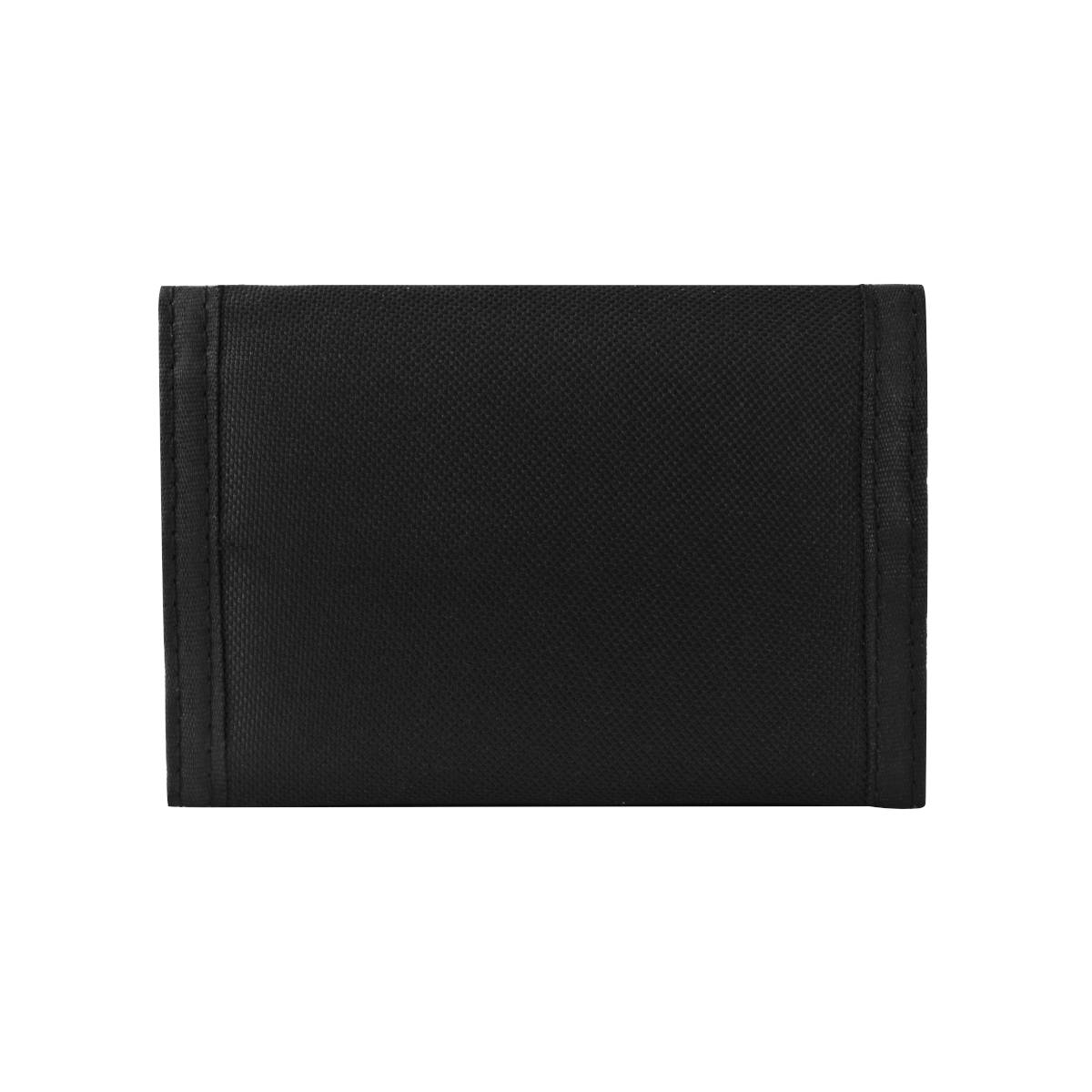 Cartera Wallis W0303308 unisex con varios compartimientos, negra.