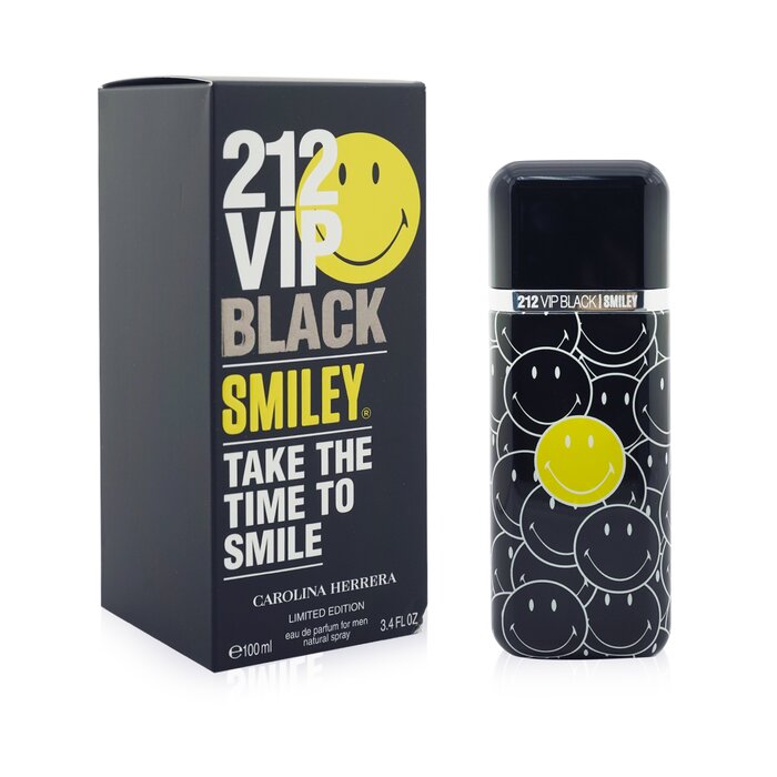 Perfume 212 VIP Black Smiley Carolina Herrera EDP 100ML