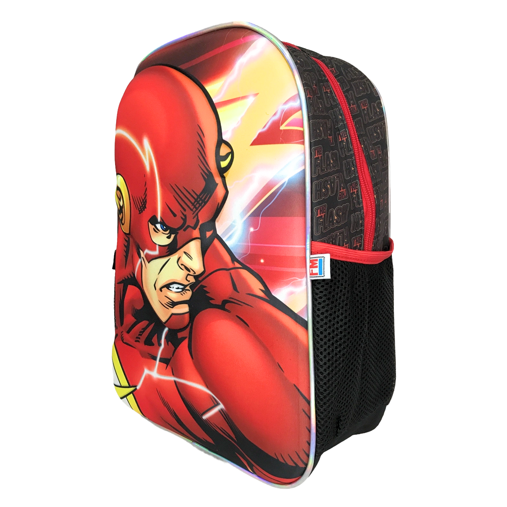 Mochila Escolar Dc Comics Flash .