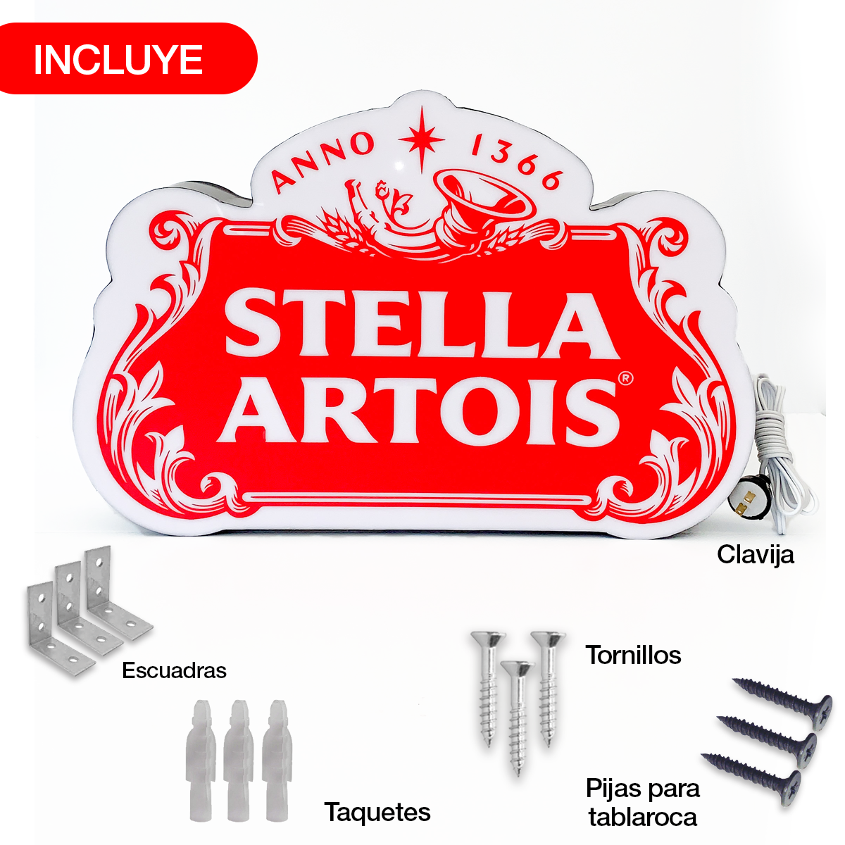 ANUNCIO LUMINOSOS CERVEZA STELLA ARTOIS