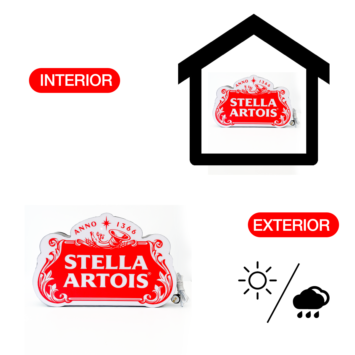 ANUNCIO LUMINOSOS CERVEZA STELLA ARTOIS