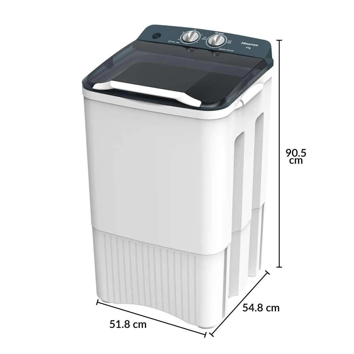 Lavadora Semiautomatica Hisense 15Kg carga superior WSFF1501