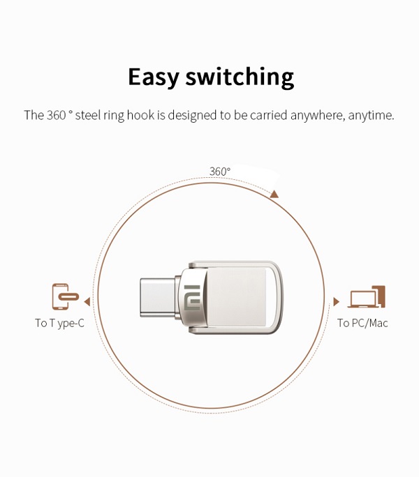 Memoria Tipo C + Usb 1TB