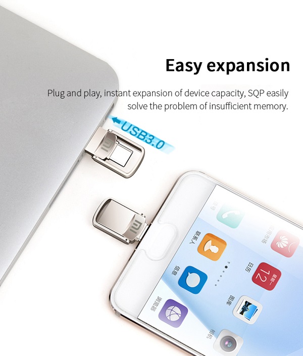 Memoria Tipo C + Usb 1TB