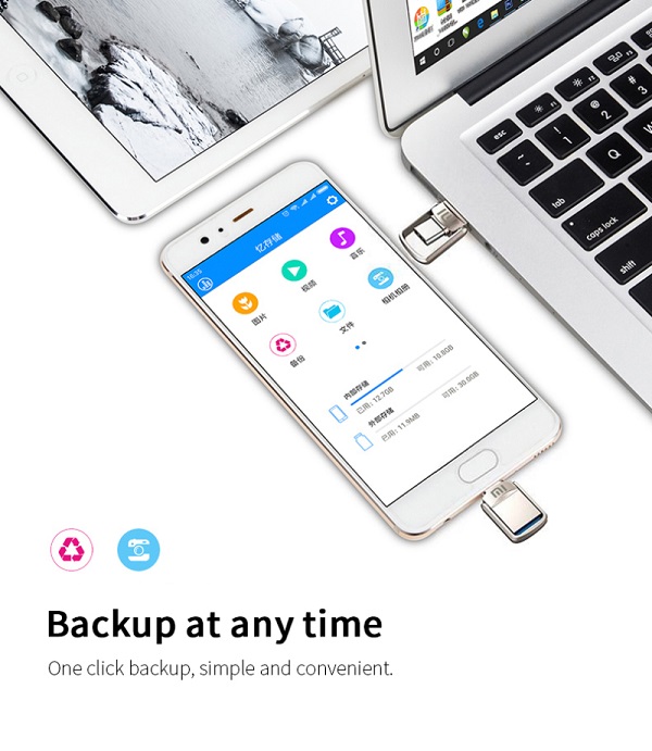 Memoria Tipo C + Usb 1TB