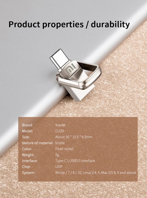 Memoria Tipo C + Usb 1TB