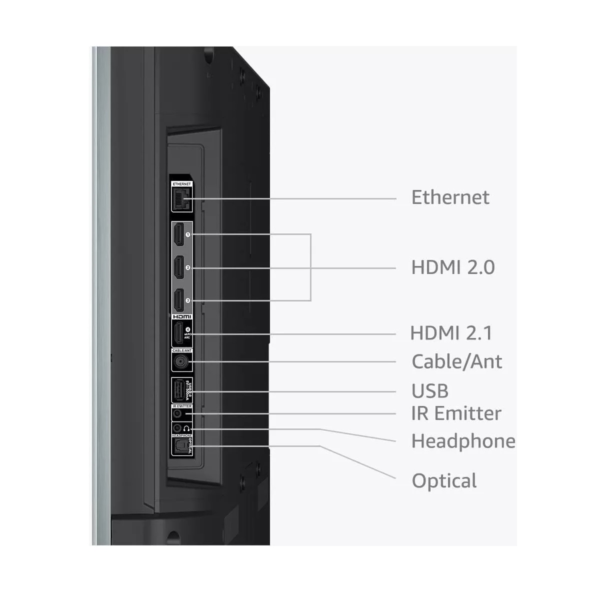 Pantalla Smart Tv Amazon Fire Omni 65 Pulgadas 60 Hz Qled 4k Active HDR Dolby Vision Compatible Con Alexa