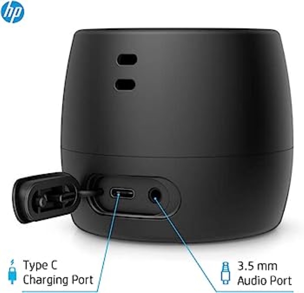 Bocina Bluetooth HP 360 Speaker, negra