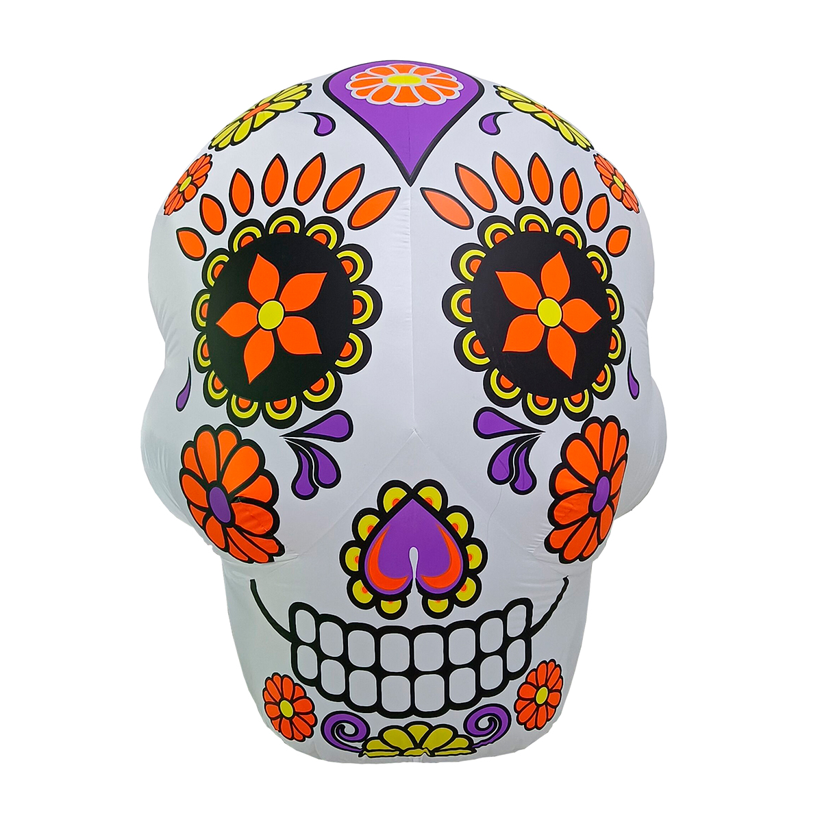 Inflable halloween catrina calavera día de muertos con led - 1.4m