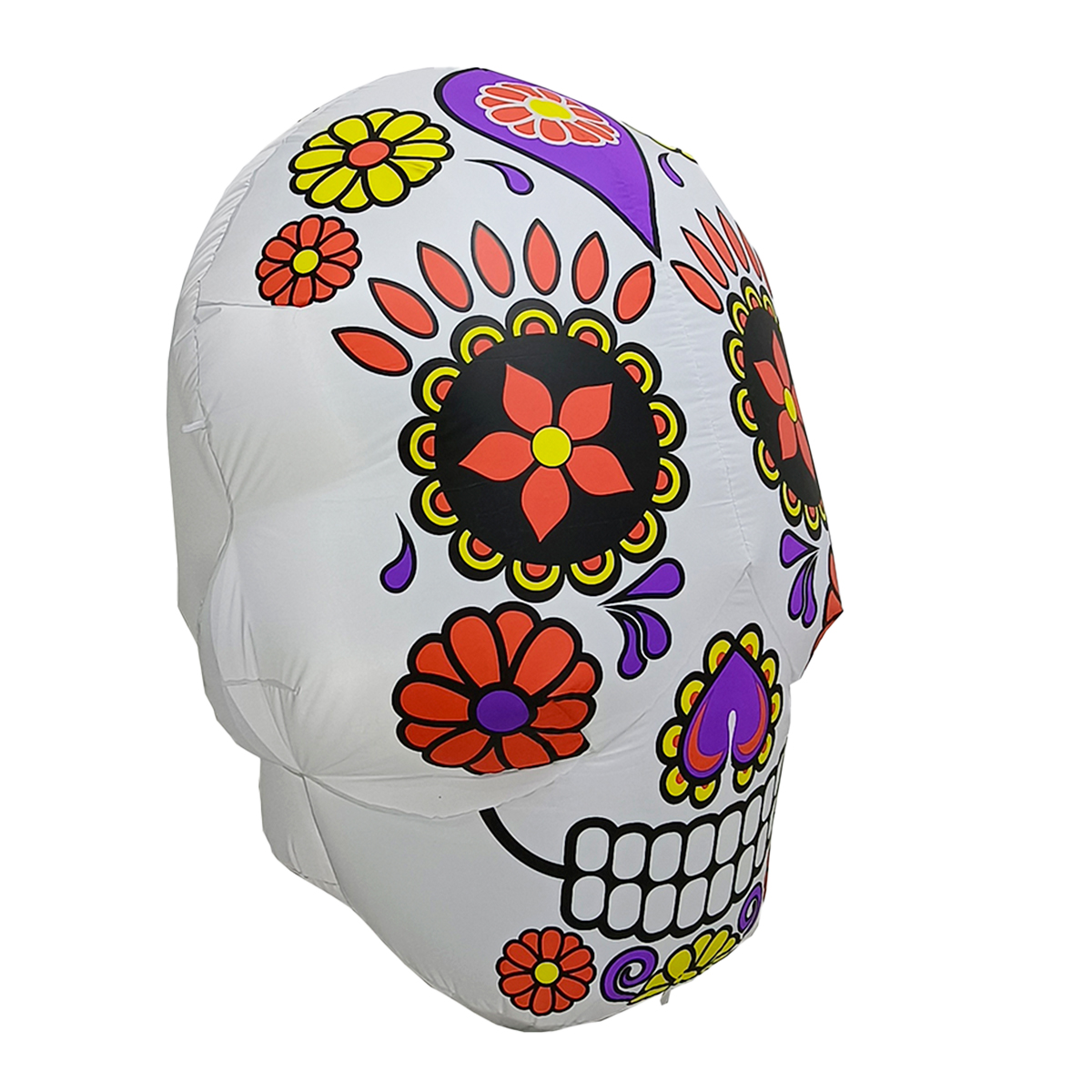 Inflable halloween catrina calavera día de muertos con led - 1.4m