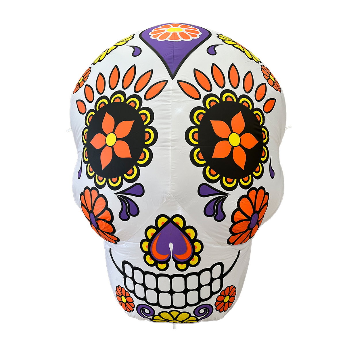 Inflable halloween catrina calavera día de muertos con led - 1.4m