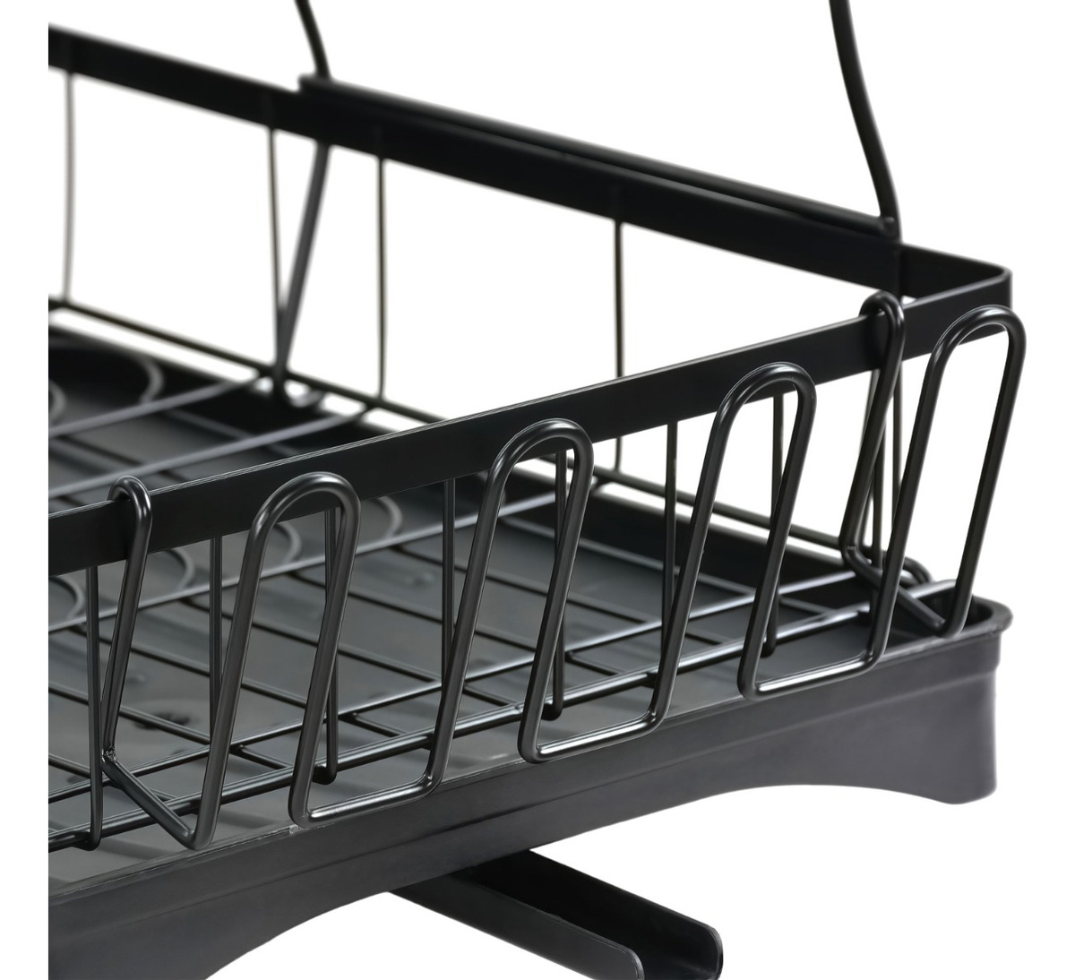 Escurridor Trastes Platos 2 Niveles Bandejas Extraibles 360