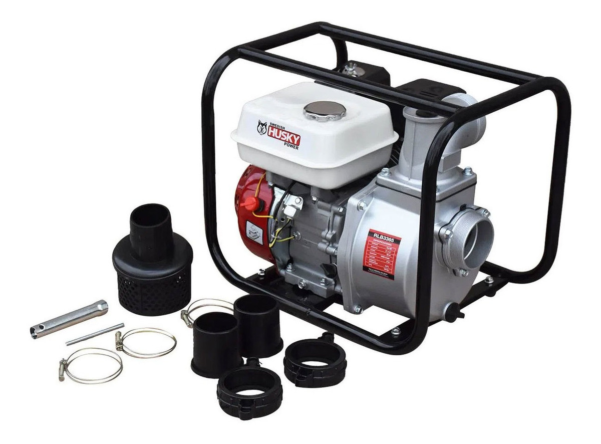 Motobomba Motor Gasolina 6.5 Hp 4 Tiempos 3x3 Husky