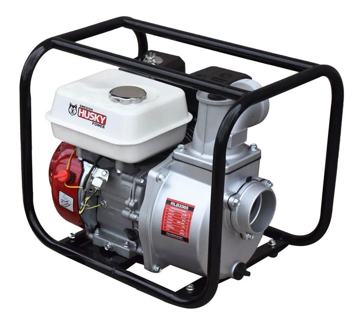 Motobomba Motor Gasolina 6.5 Hp 4 Tiempos 3x3 Husky