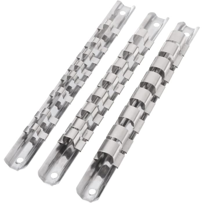  Rieles para dados de 4", MXCCR-003-4, 1/2" Cuadro, Metal , ClipRail