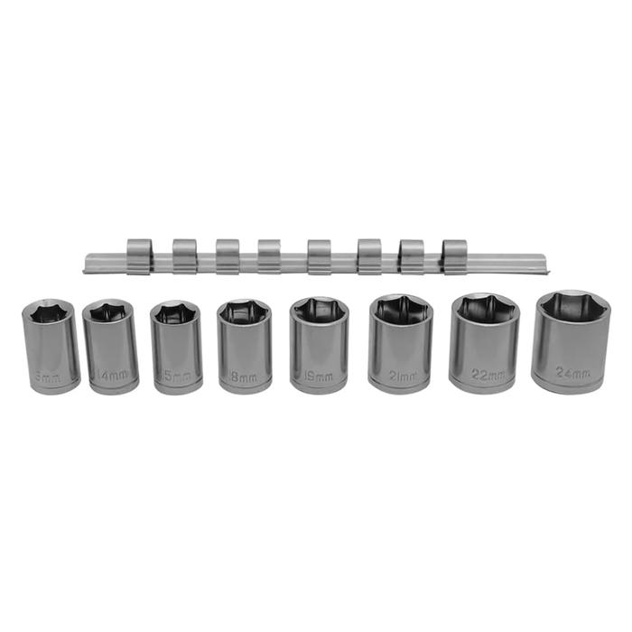  Rieles para dados de 4", MXCCR-003-4, 1/2" Cuadro, Metal , ClipRail