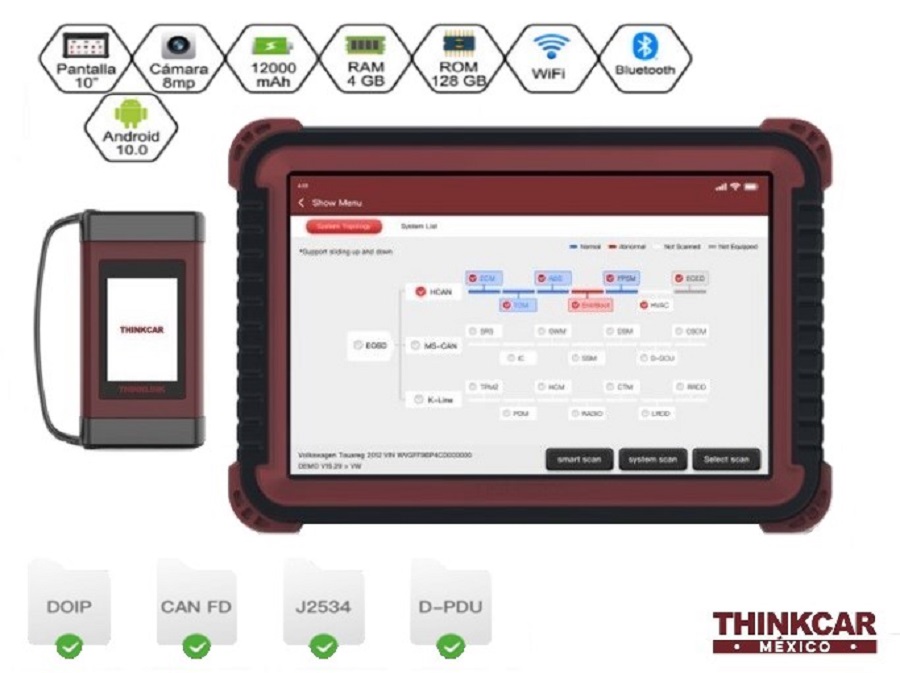 Thinktool Masterx Con Canfd+3años Actualización Gratis E Impresora