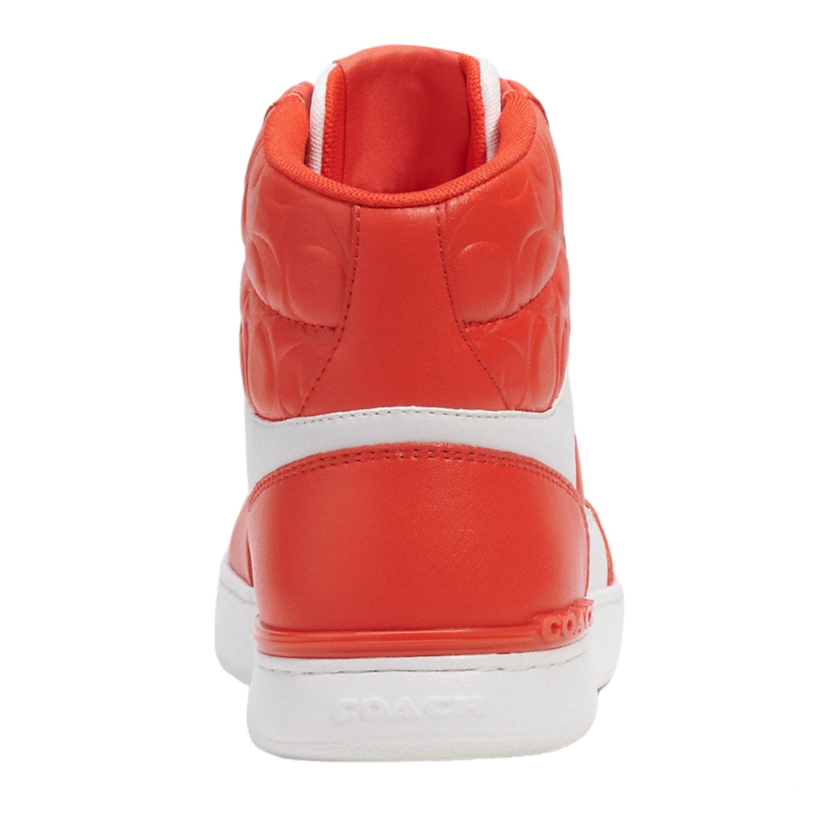 Tenis De Bota Coach C1081 Rojo/blanco Para Hombre 100% Nuevo