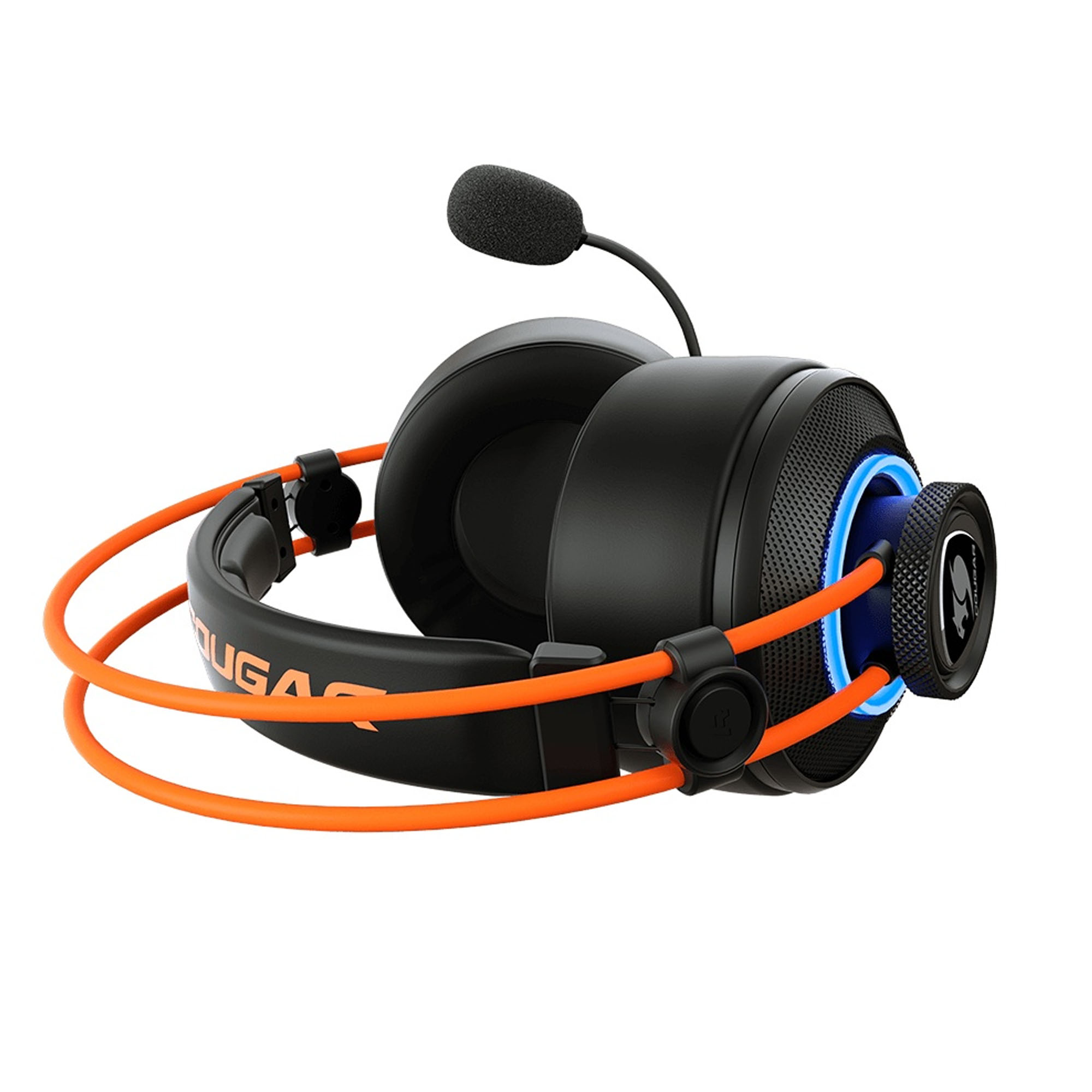 Audífonos Gamer Cougar Immersa TI Alámbrico 3.5mm Negro/Naranja