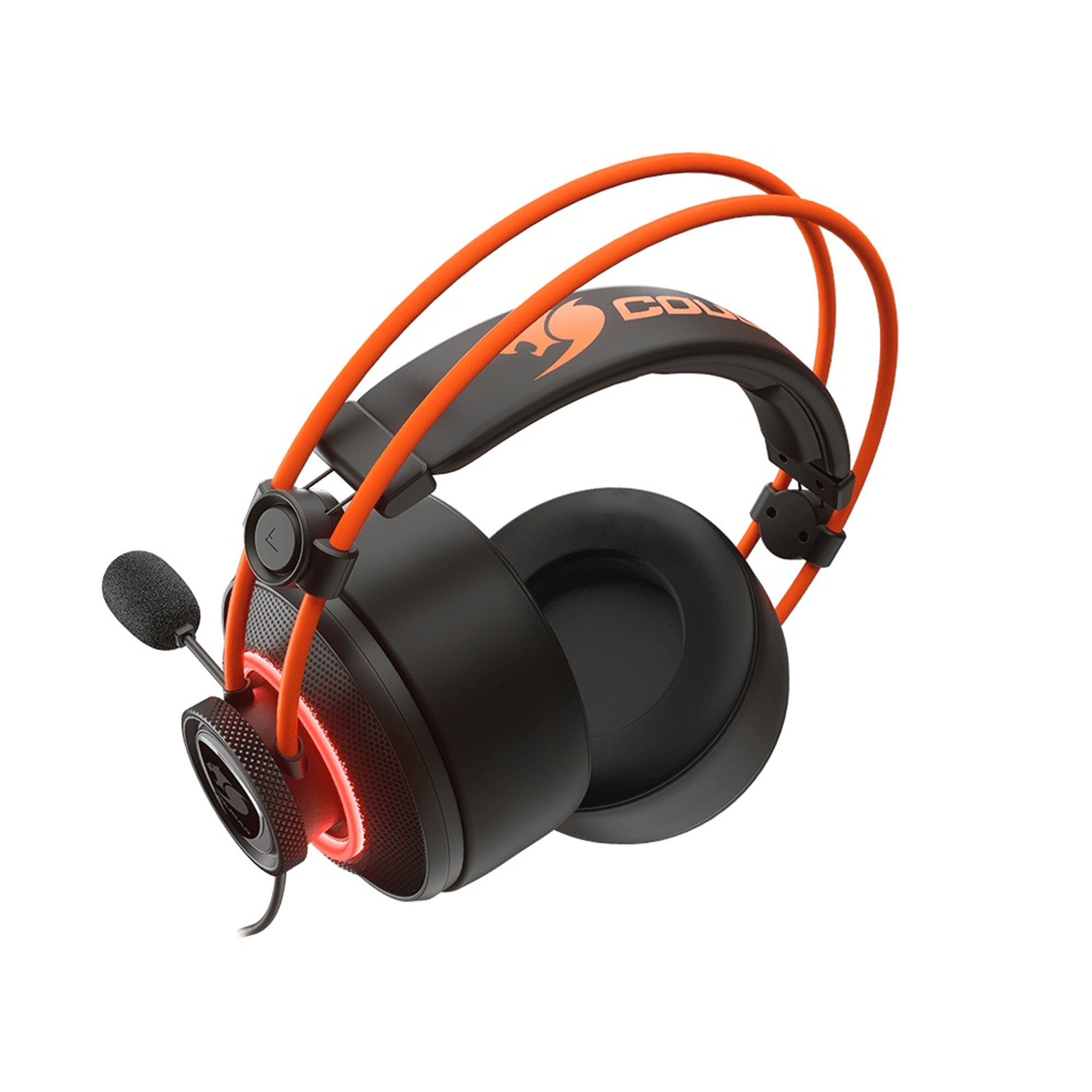 Audífonos Gamer Cougar Immersa TI Alámbrico 3.5mm Negro/Naranja