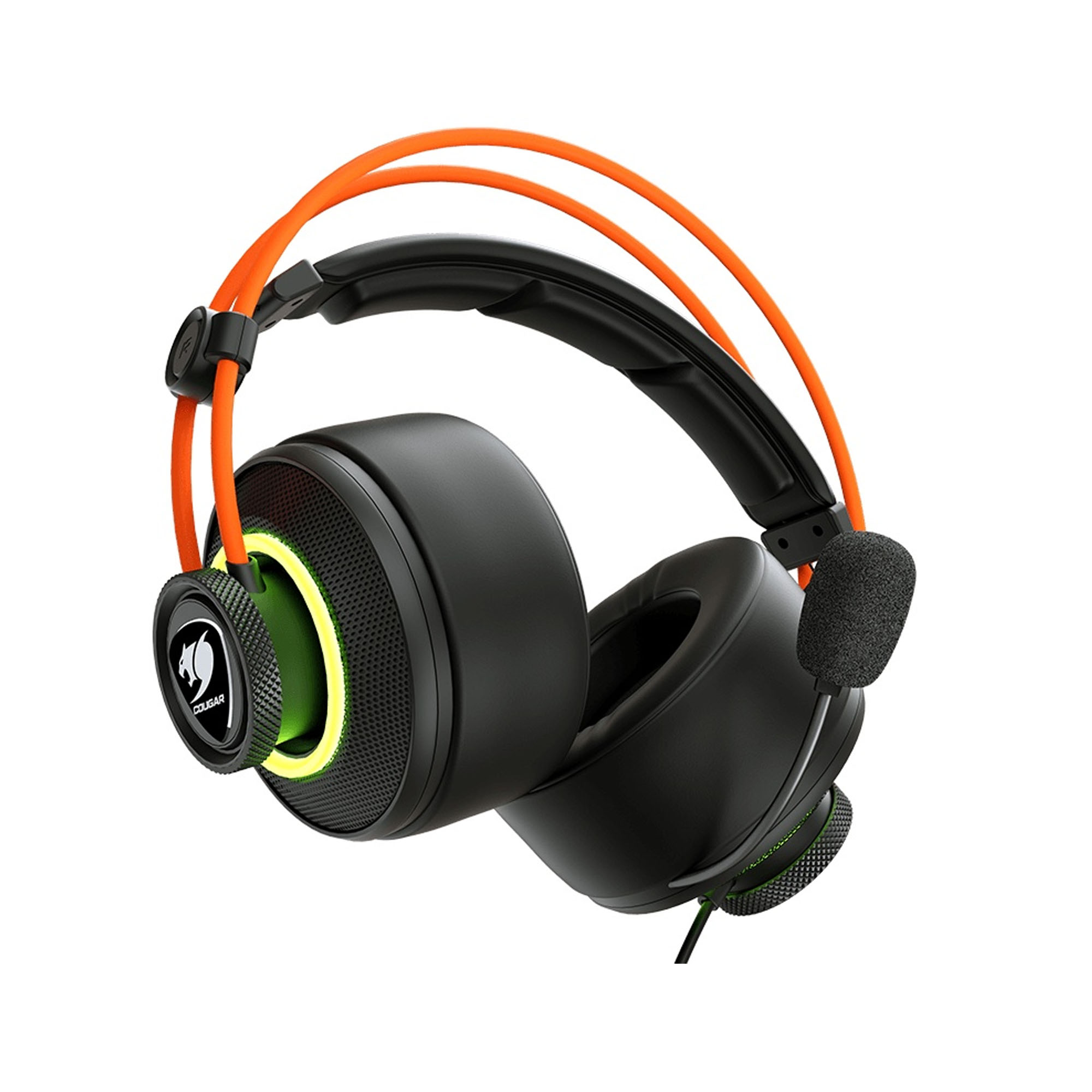 Audífonos Gamer Cougar Immersa TI Alámbrico 3.5mm Negro/Naranja