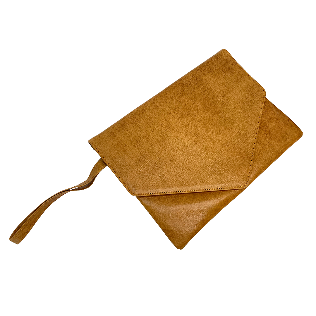 Sobaquera Terra de cuero natural marca DAJU