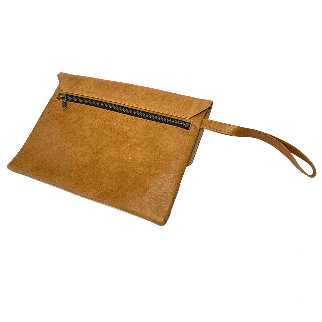 Sobaquera Terra de cuero natural marca DAJU