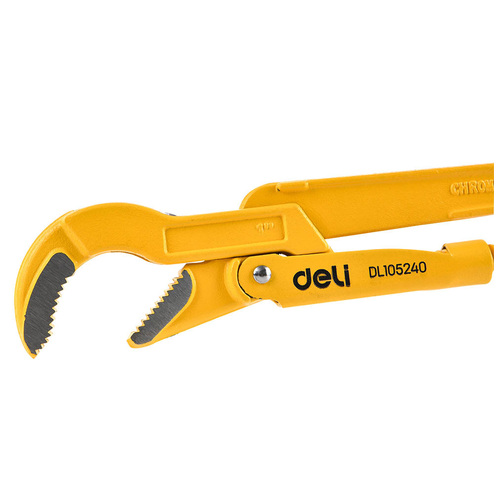 Deli Llave Sueca de tubo 45 ?1? de Acero al Alto Carbono DL105240 Sujeci?n de 55mm