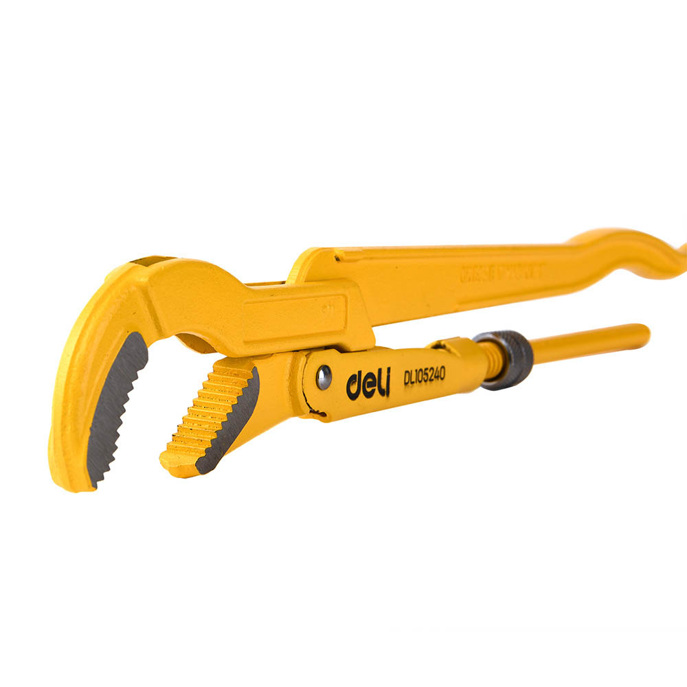 Deli Llave Sueca de tubo 45 ?1? de Acero al Alto Carbono DL105240 Sujeci?n de 55mm