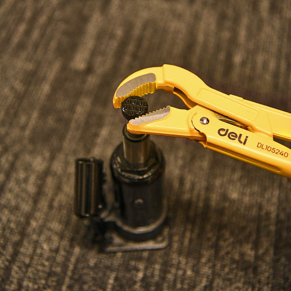 Deli Llave Sueca de tubo 45 ?1? de Acero al Alto Carbono DL105240 Sujeci?n de 55mm