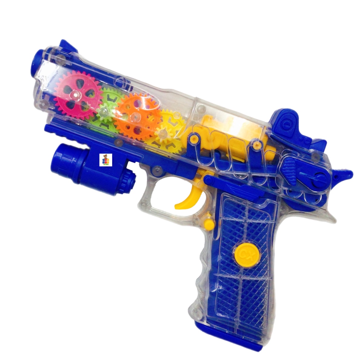 Pistola Espacial Engranes Con Luz Sonido Y Laser Juguete