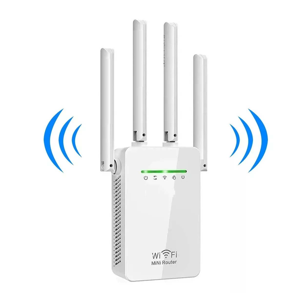 Amplificador Wifi Extensor Rango Repetidor Se al De 4 Antena