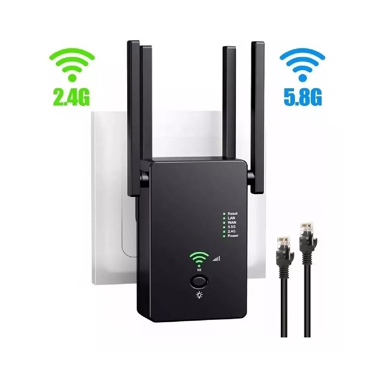 Repetidor Wifi Amplificador Señal 1200mbps 110/230v Wps
