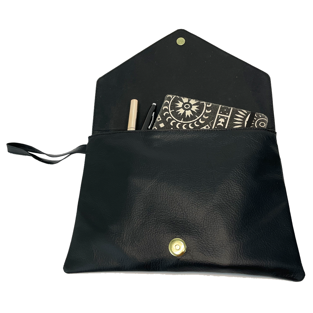 Sobaquera Carbono de cuero natural marca DAJU