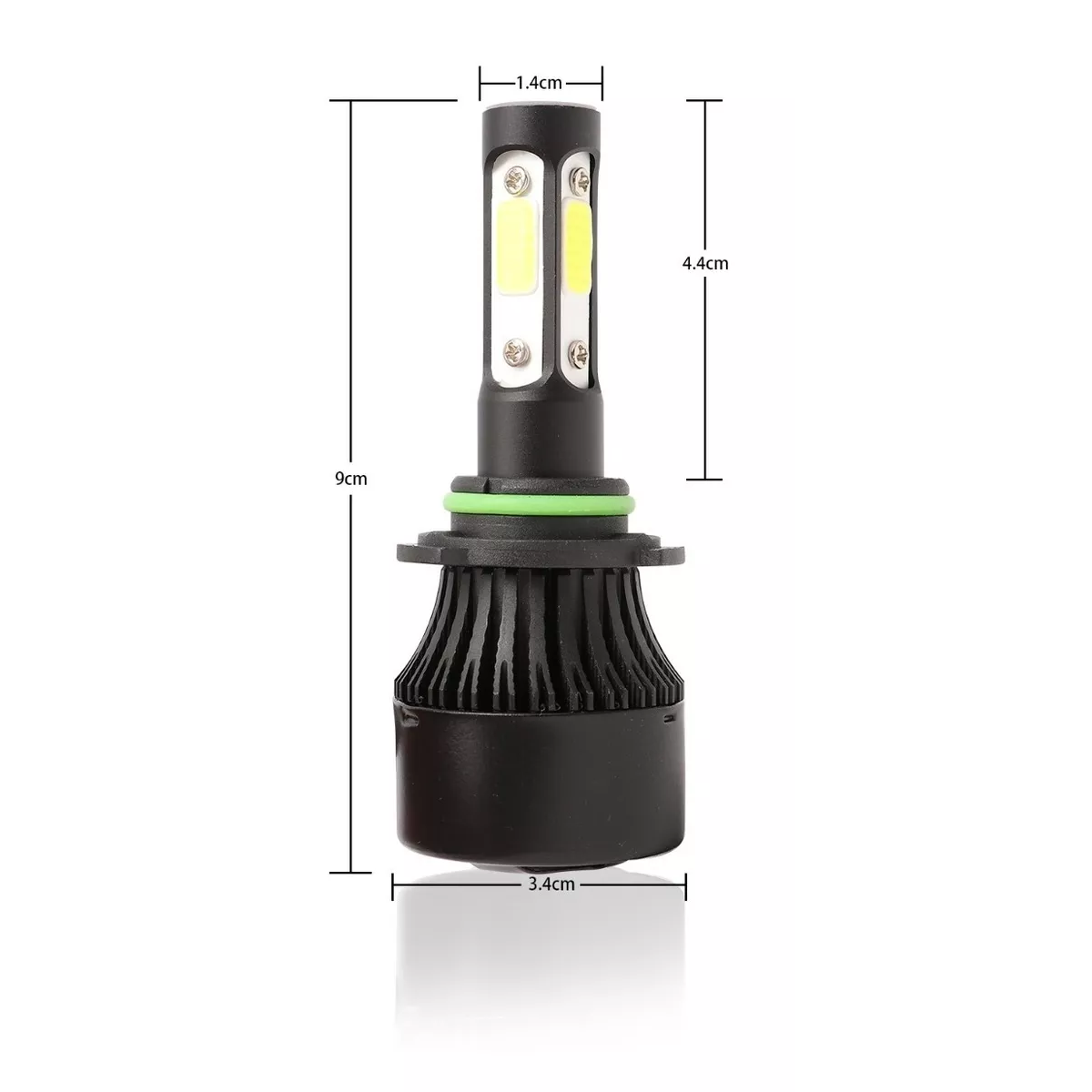 Kit De Faros Delanteros De 4 Lados Conector 9006 Led Rayo Bajo