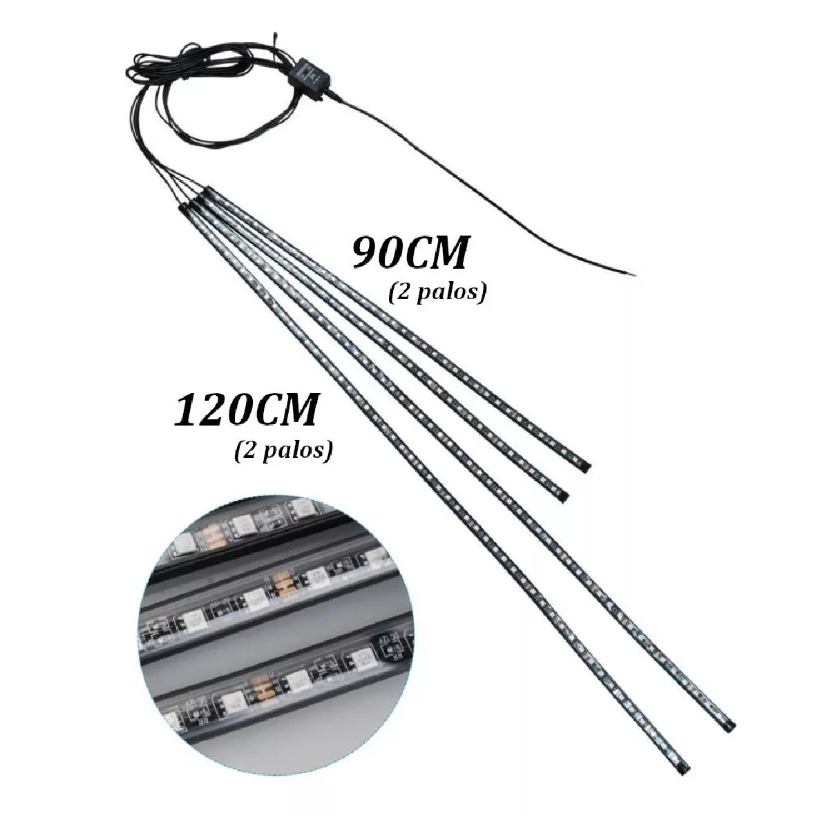 Luces Led Activadas Por Sonido Para El Chasis Del Coche