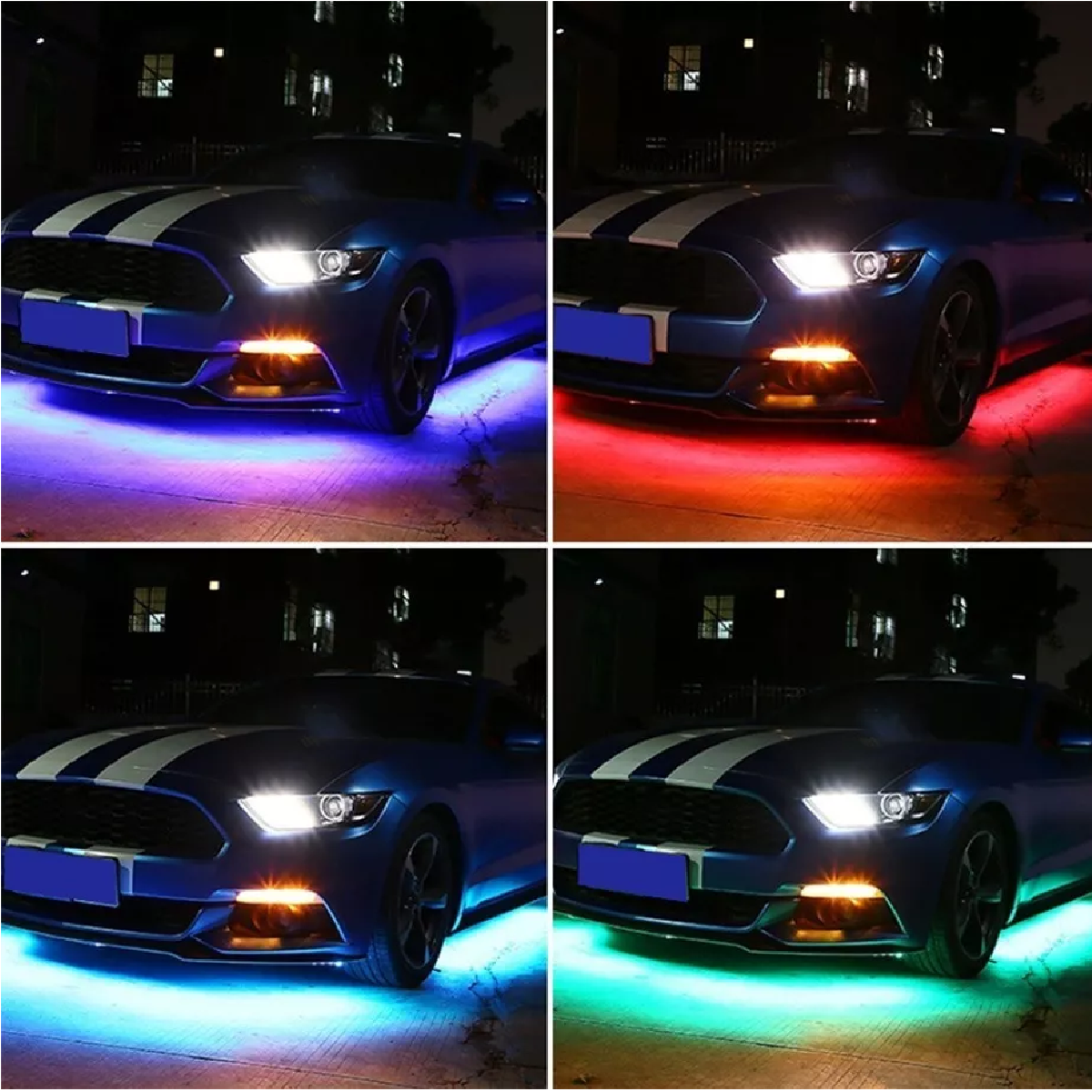 Luces Led Activadas Por Sonido Para El Chasis Del Coche