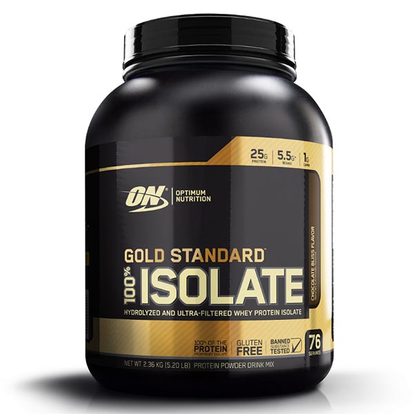 Isolate Gold Standar 5lb (76 serv) sabor chocolate 