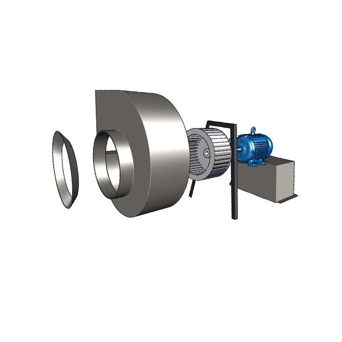Turbina Motor Ventilación, MXIPO-003-2, 5 3/4" Diámetro, 2 13/16"Altura, 3/8" Diámetro Flecha, Giro: CCW, Lámina Galvanizada, ImpulssorPro