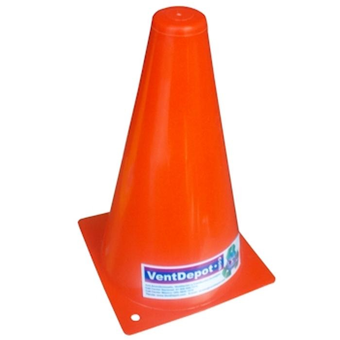 Señalamiento Industrial de Colores, MXSFC-002-2, Conos de Seguridad,Altura 24cm, Plástico, Color Amarillo, SafeCone