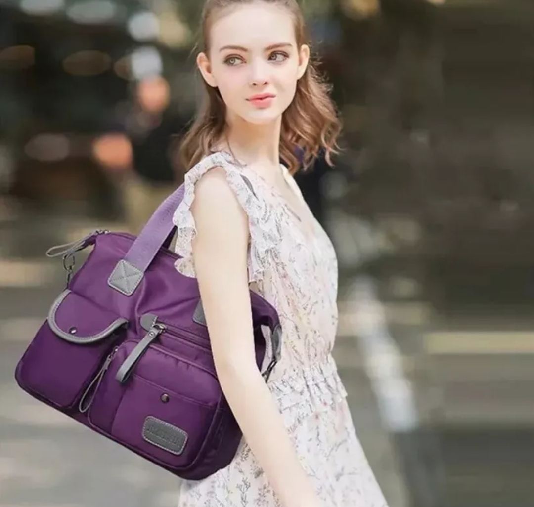 Bolso Multifuncional Impermeable Y Antirrobo Para Mujer